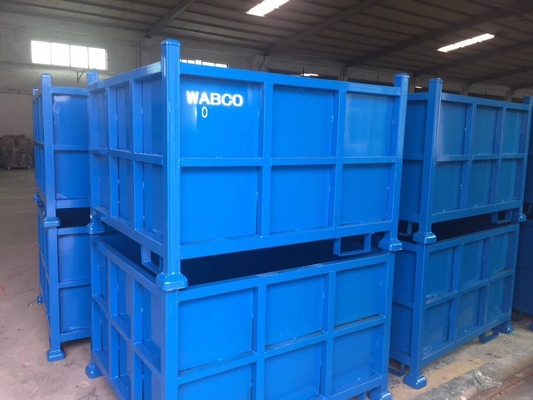 Heavy Duty Customized Mesh Pallet Box ประหยัดพื้นที่เก็บพาเลท